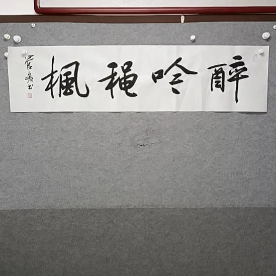 书法四尺对开楷书书法作品啊，很多人认识观