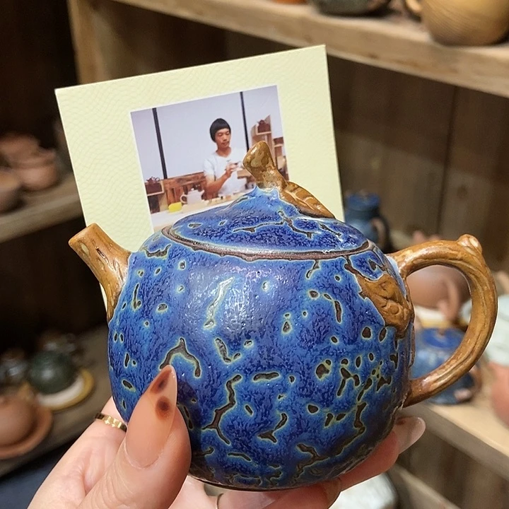 柴烧老岩泥高端茶器