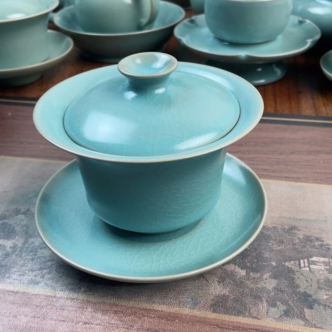 摆件原产地原矿汝瓷～茶器