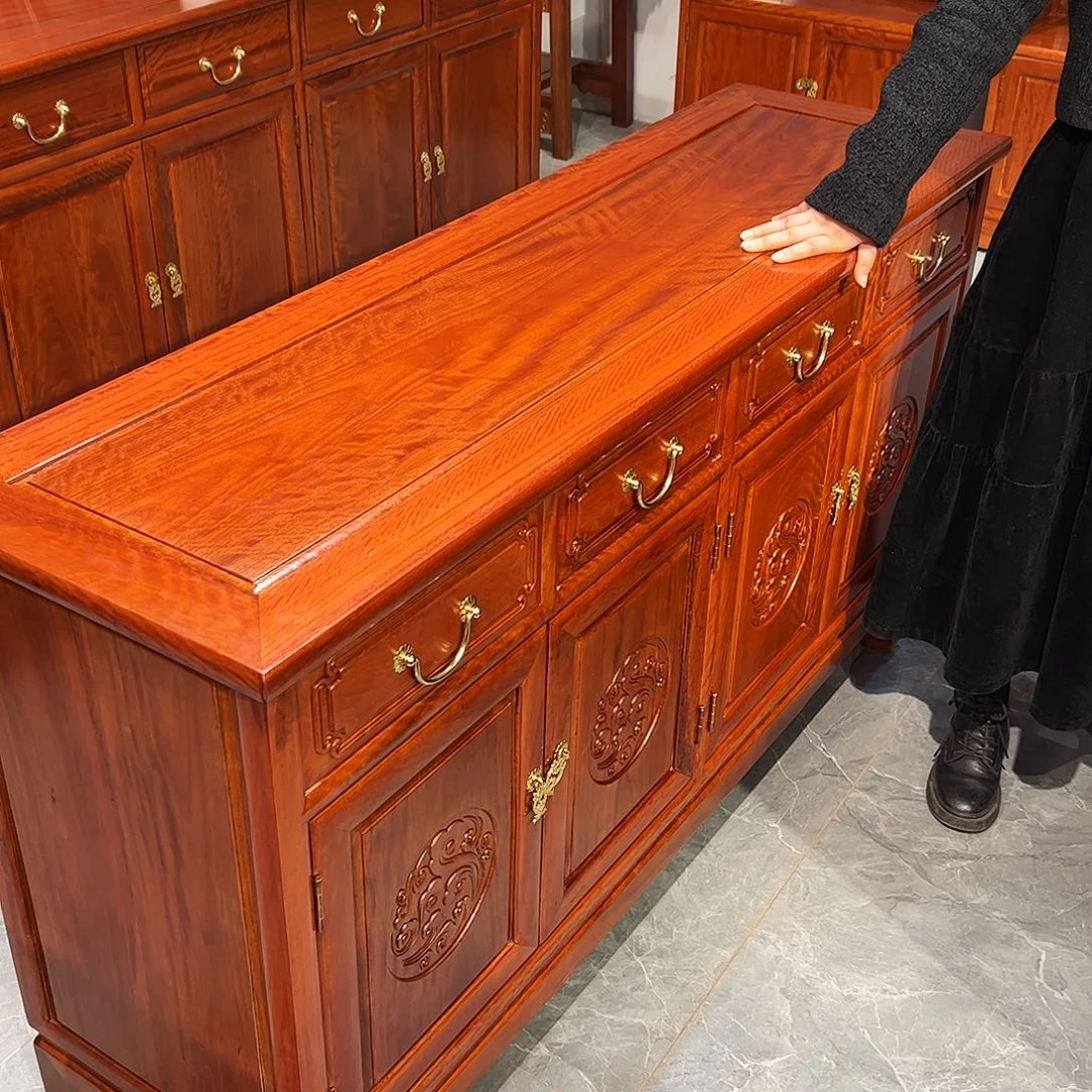 值***爱储物柜花梨木类越南花梨木餐边柜现货