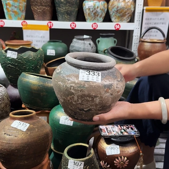 彩坛子333高度16口径12