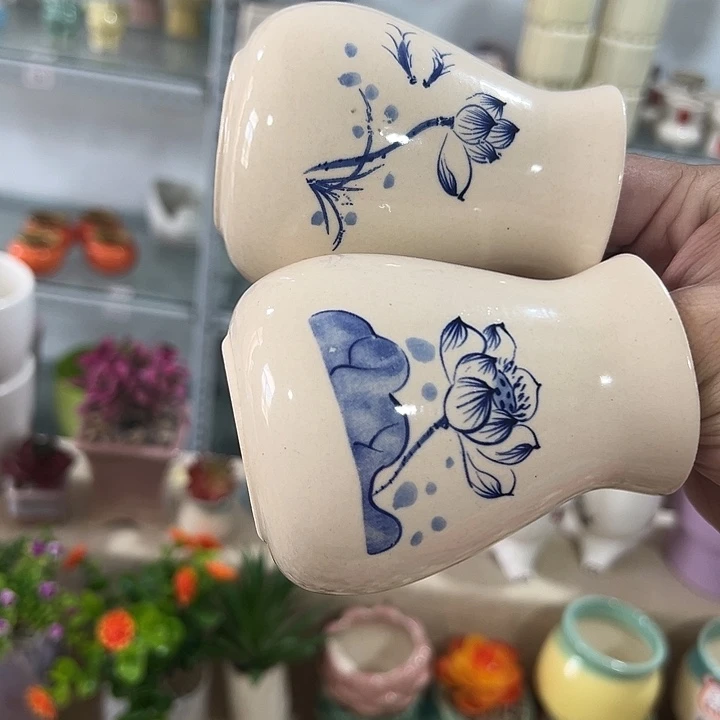 微瑕陶瓷花盆满9.9发