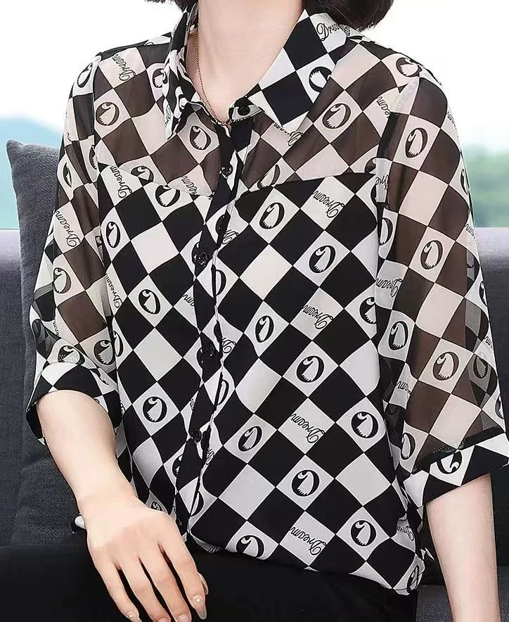 8858#衬衫上衣女显瘦气质