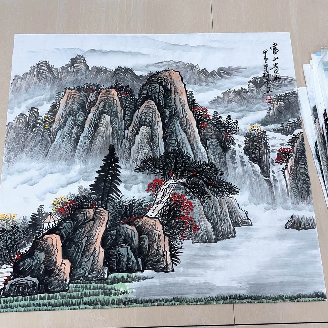 国画国画作品集一个