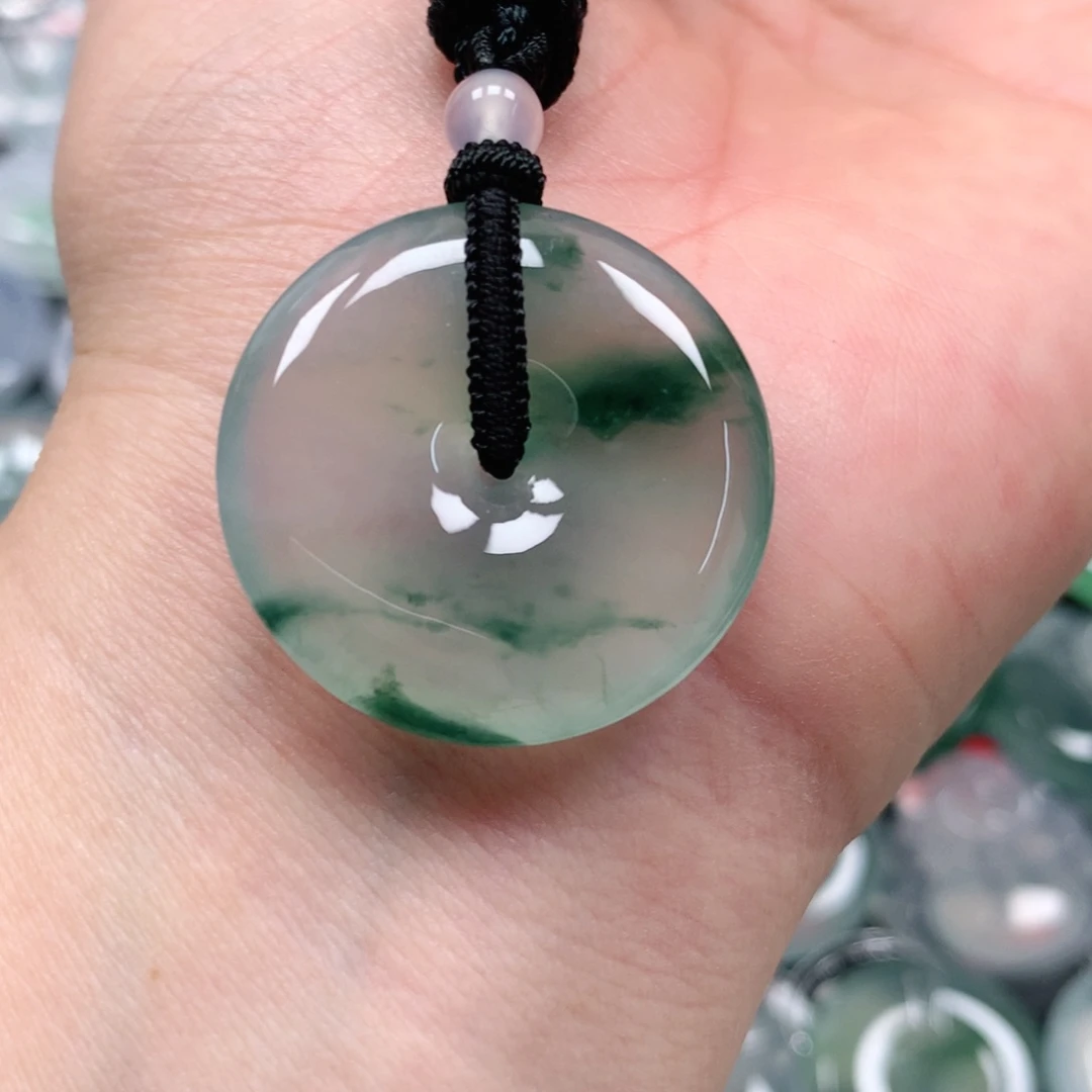 颈饰未镶嵌翡翠天然翡翠