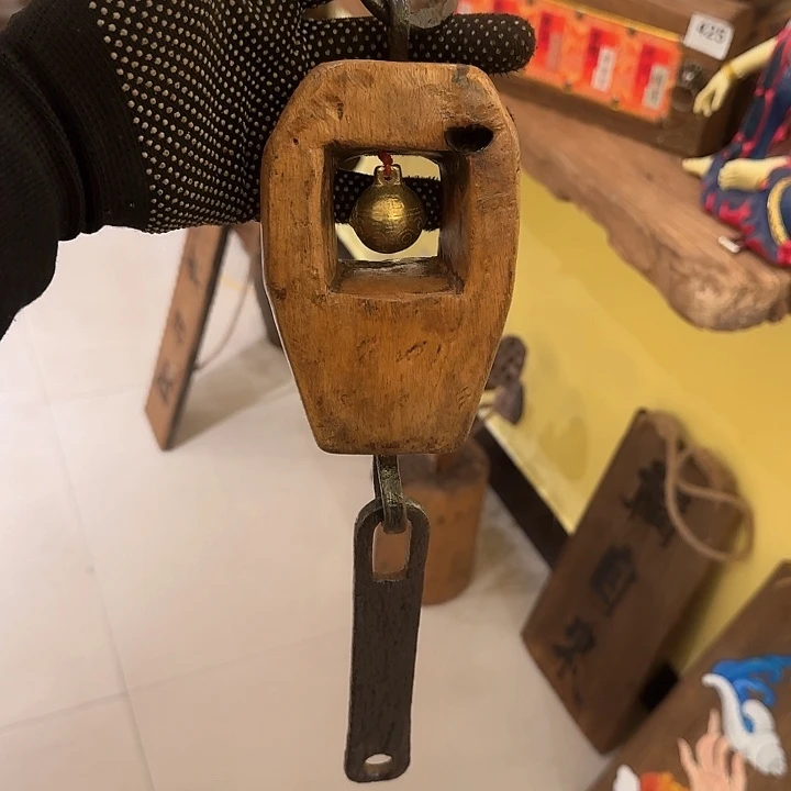 月*?老榆木创意摆件