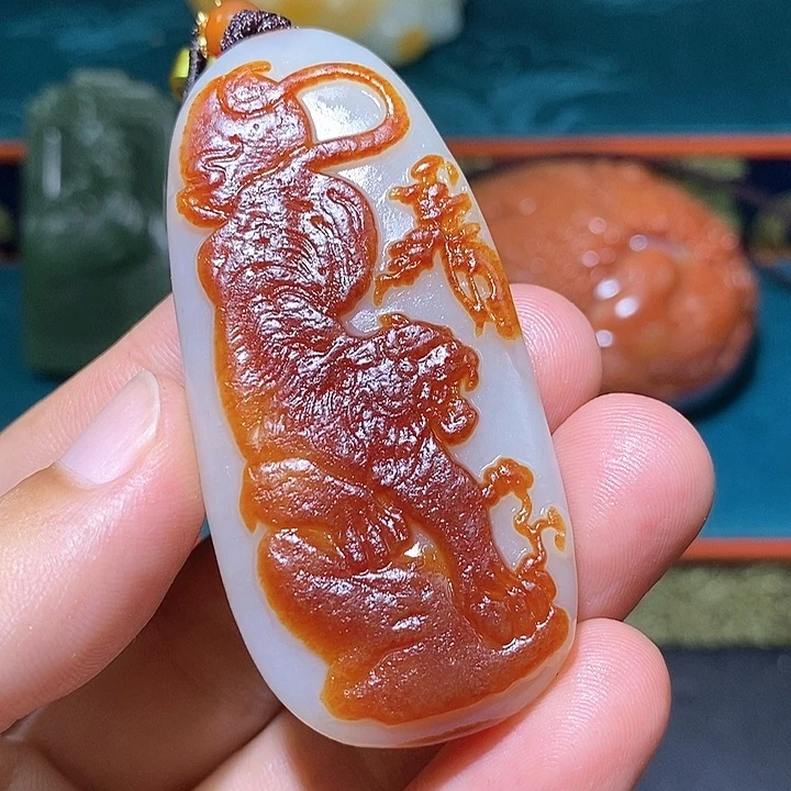和田玉未镶嵌颈饰A7