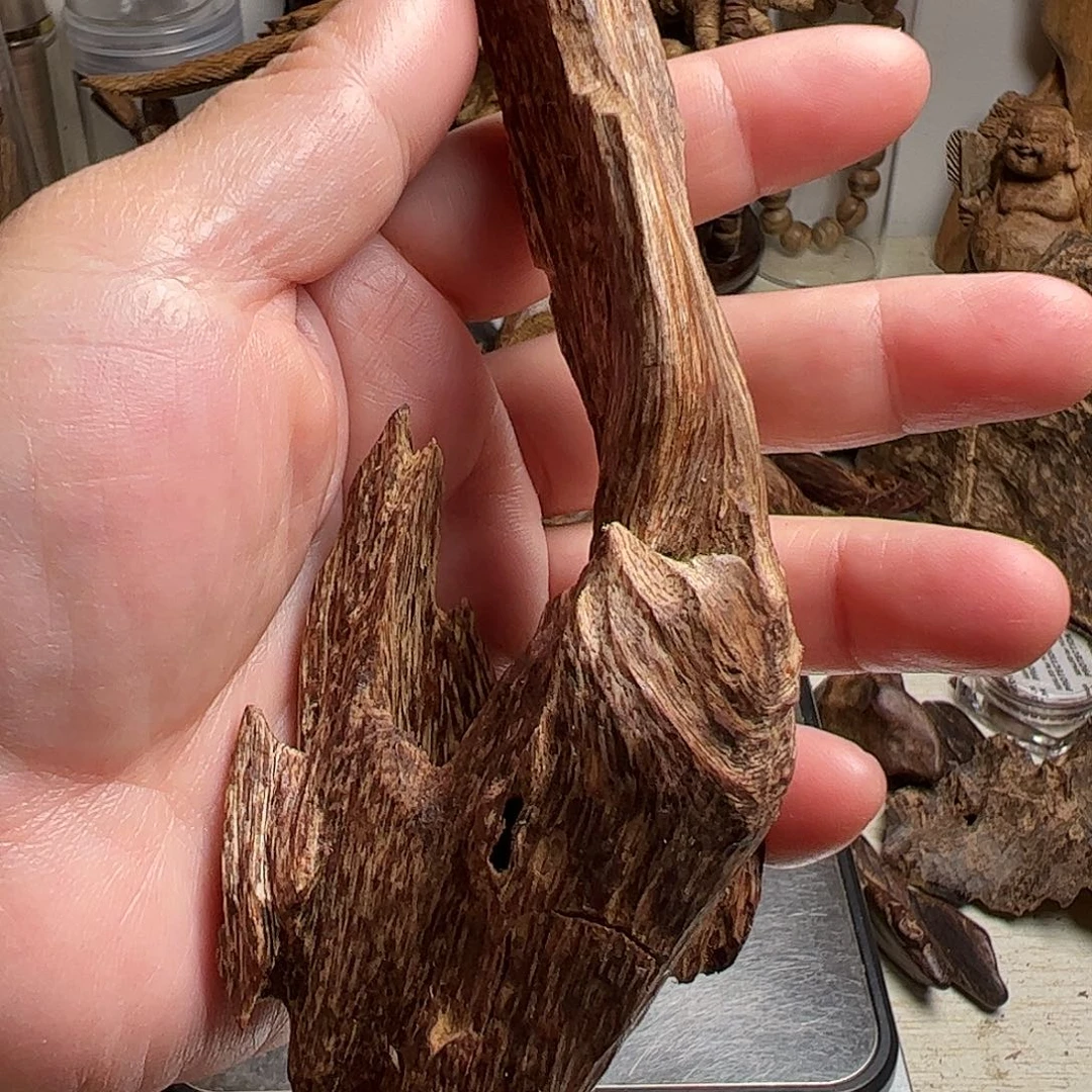 沉香碎屑沉香越南芽庄虫漏19.5克