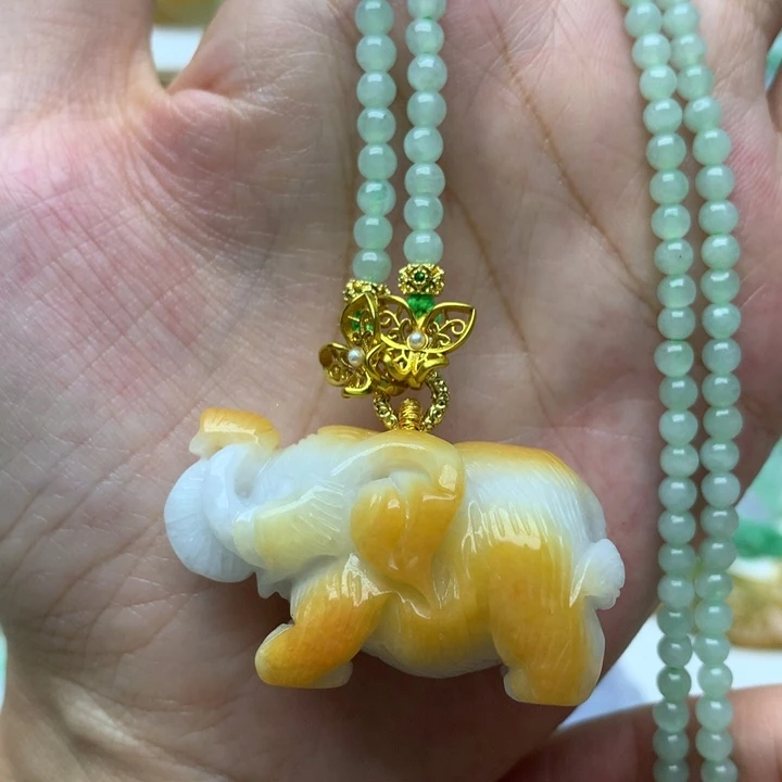 颈饰未镶嵌翡翠翡翠