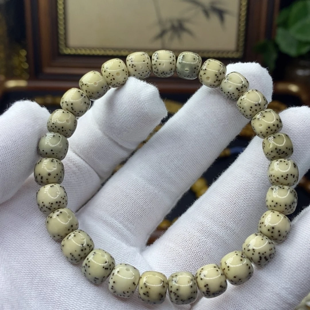 手串星月菩提8.5/7.5青花瓷一线天月朗星稀无烟花