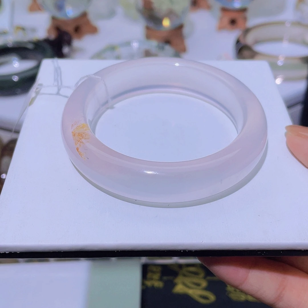 水晶手镯未镶嵌粉晶小圈福利