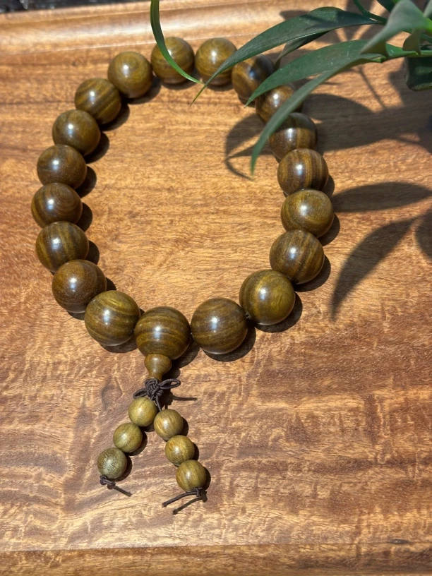 檀论东森绿檀把玩摆件编码2.0手持