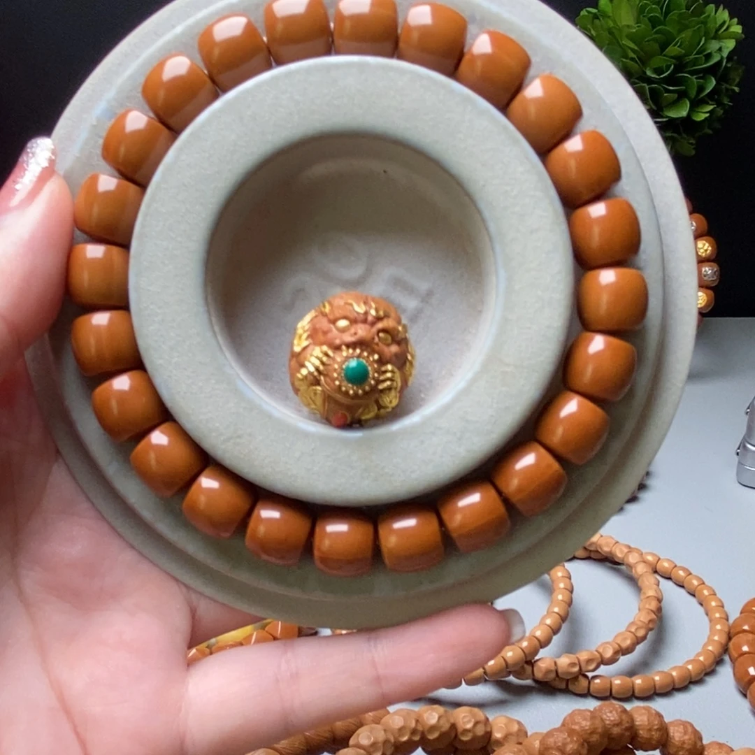 金***李猴头核桃吊坠配饰