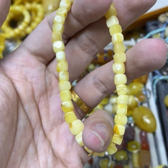 一***下蜜蜡未镶嵌裸石手串