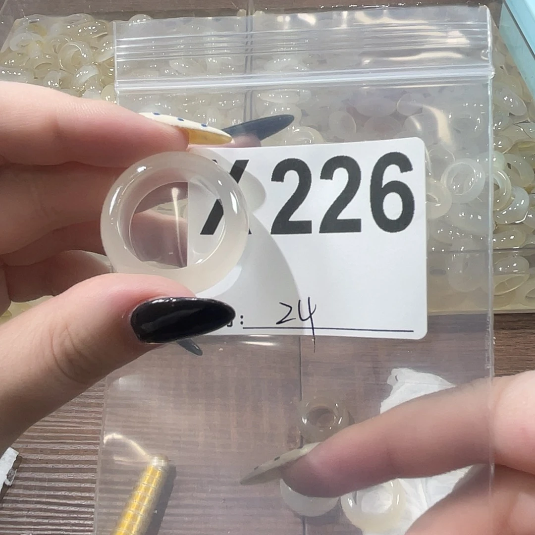 玛瑙/玉髓未镶嵌戒指226