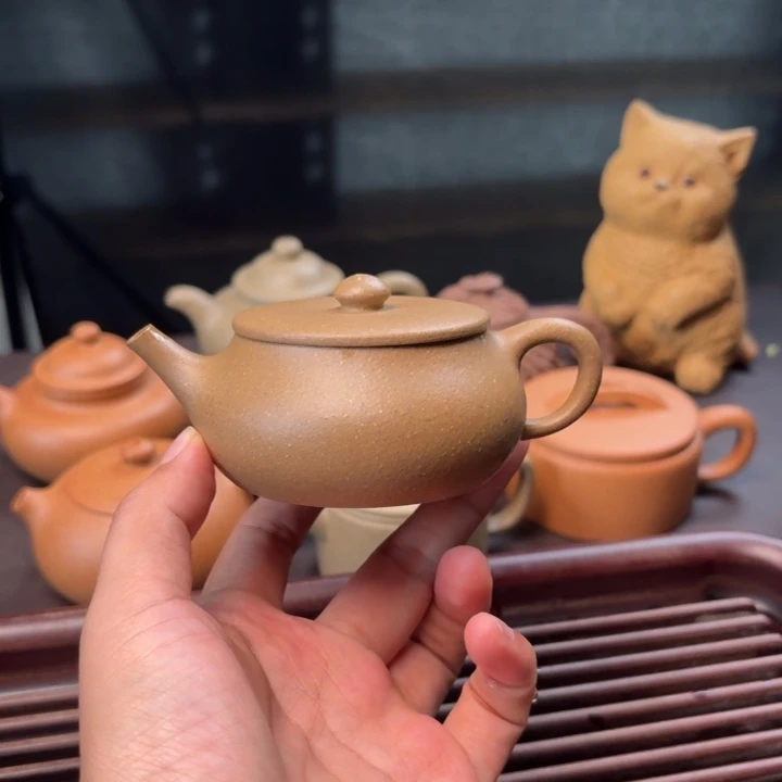 茶壶紫砂微微瑕梨皮段泥