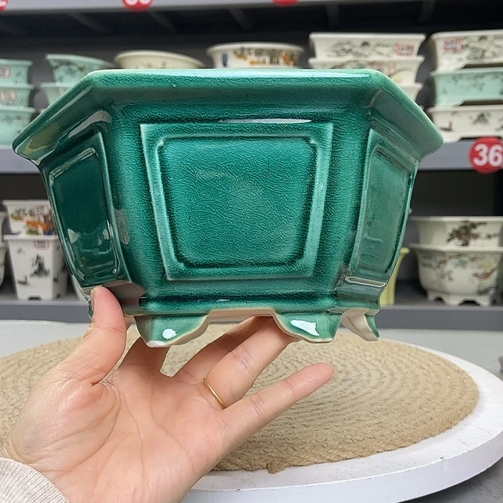 紫砂宜兴紫砂花盆