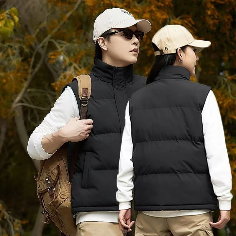 皮尔卡丹秋冬季立领马甲男坎肩保暖背心青少年无袖运动外套马甲