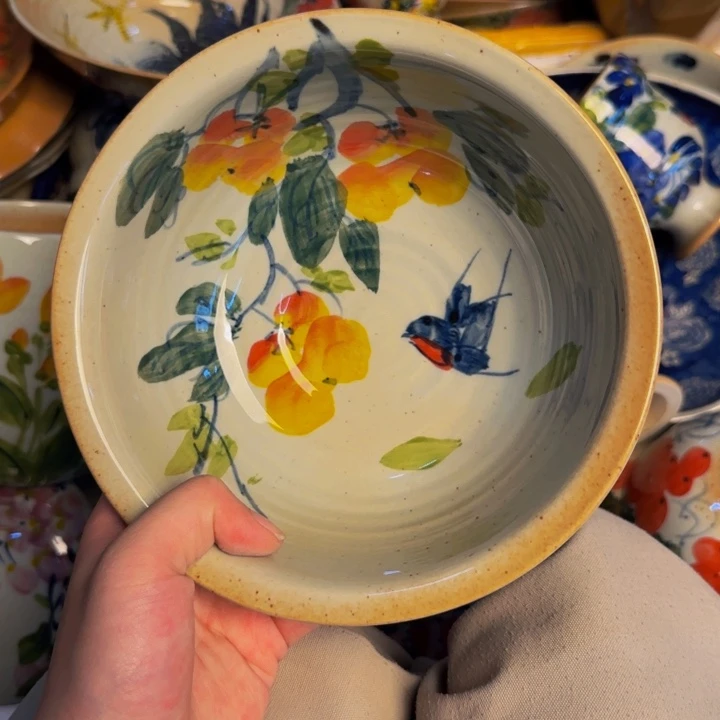 瓷片景德镇陶瓷手工手绘