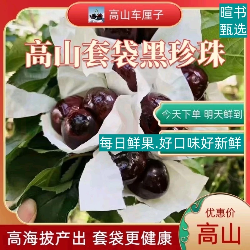 7.10日【顺丰次日达】福利放单L汉源车厘子产地直发送货上门5斤黑珍珠黑珍珠樱桃
