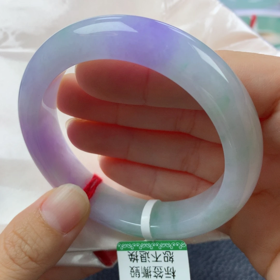 未镶嵌手镯翡翠缅甸天然翡翠A货56正