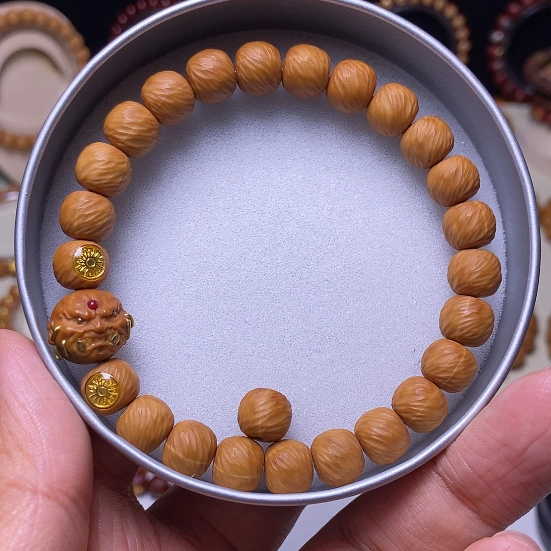 手串猴头核桃恶僧精工千刃云锦尺寸9+全品