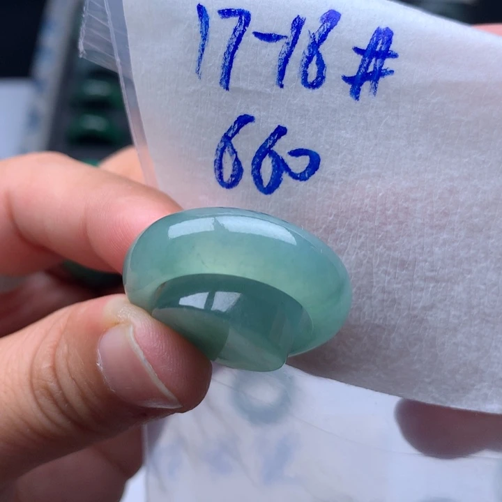 未镶嵌戒指翡翠戒圈