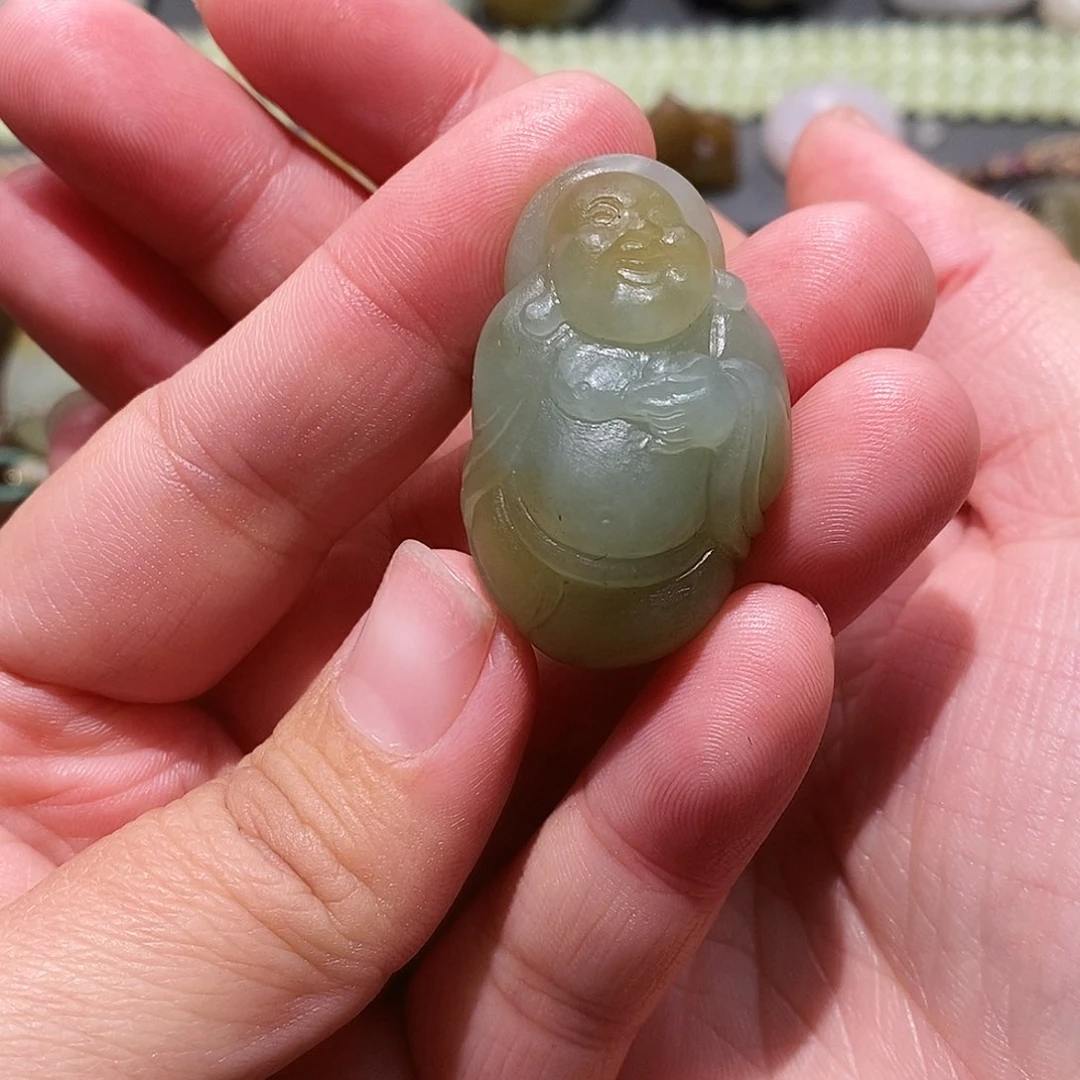 和田玉颈饰未镶嵌晓*抛光发货