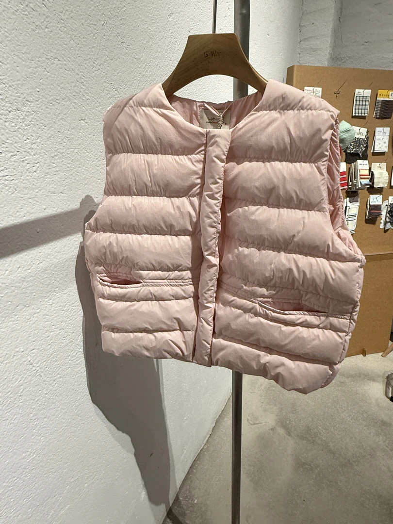 g-super 原创设计羽绒马甲男女童排骨外套童装冬季