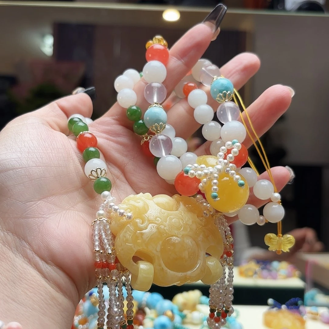 琥珀手链未镶嵌琥珀