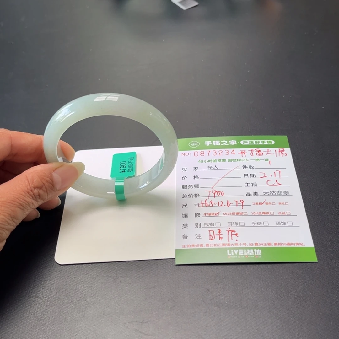 翡翠手镯未镶嵌多人