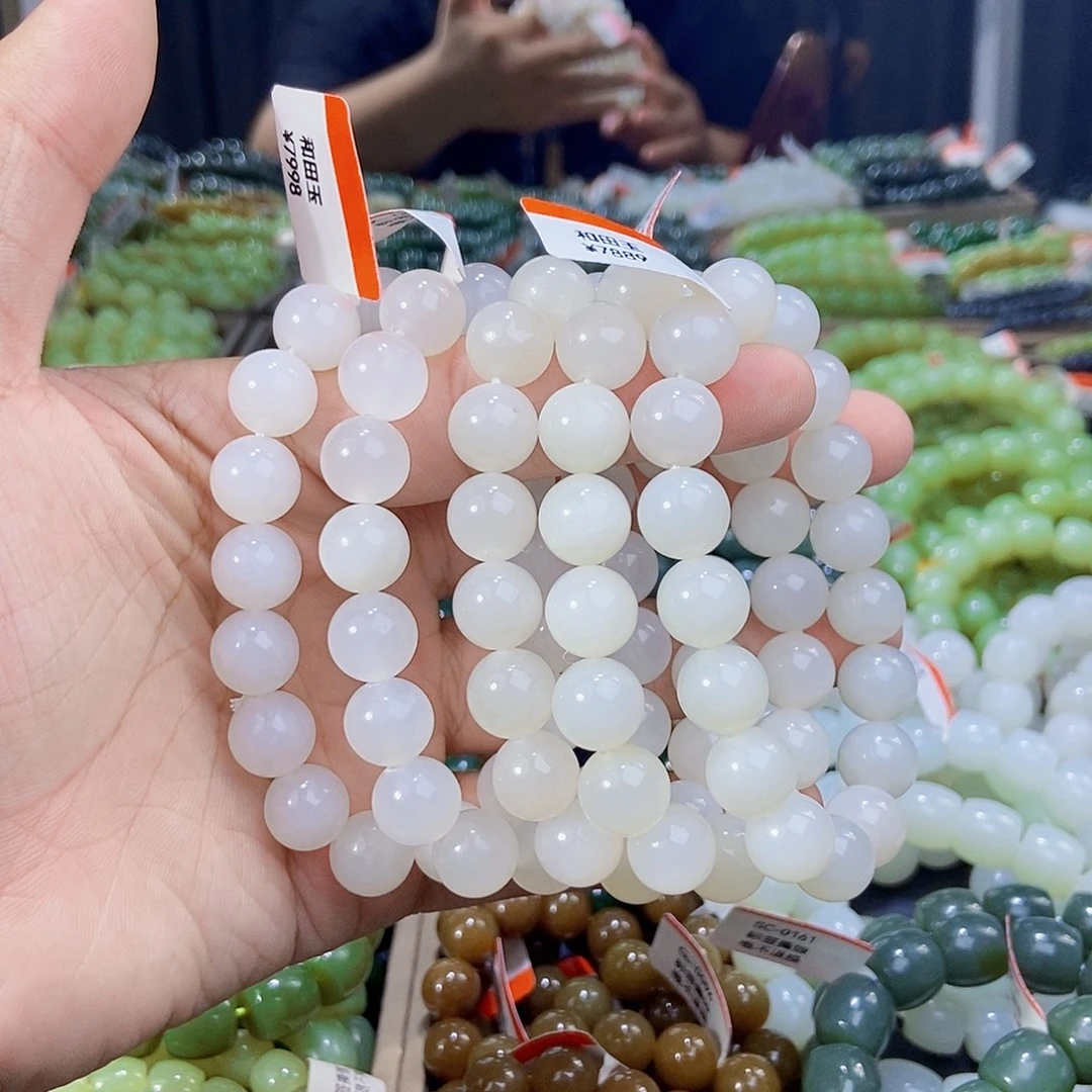 未镶嵌手串和田玉纯天然卡12且末天泰料多样性发一
