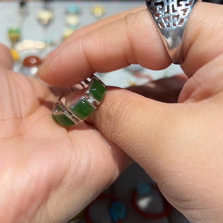 和田玉（糖玉）未镶嵌戒指