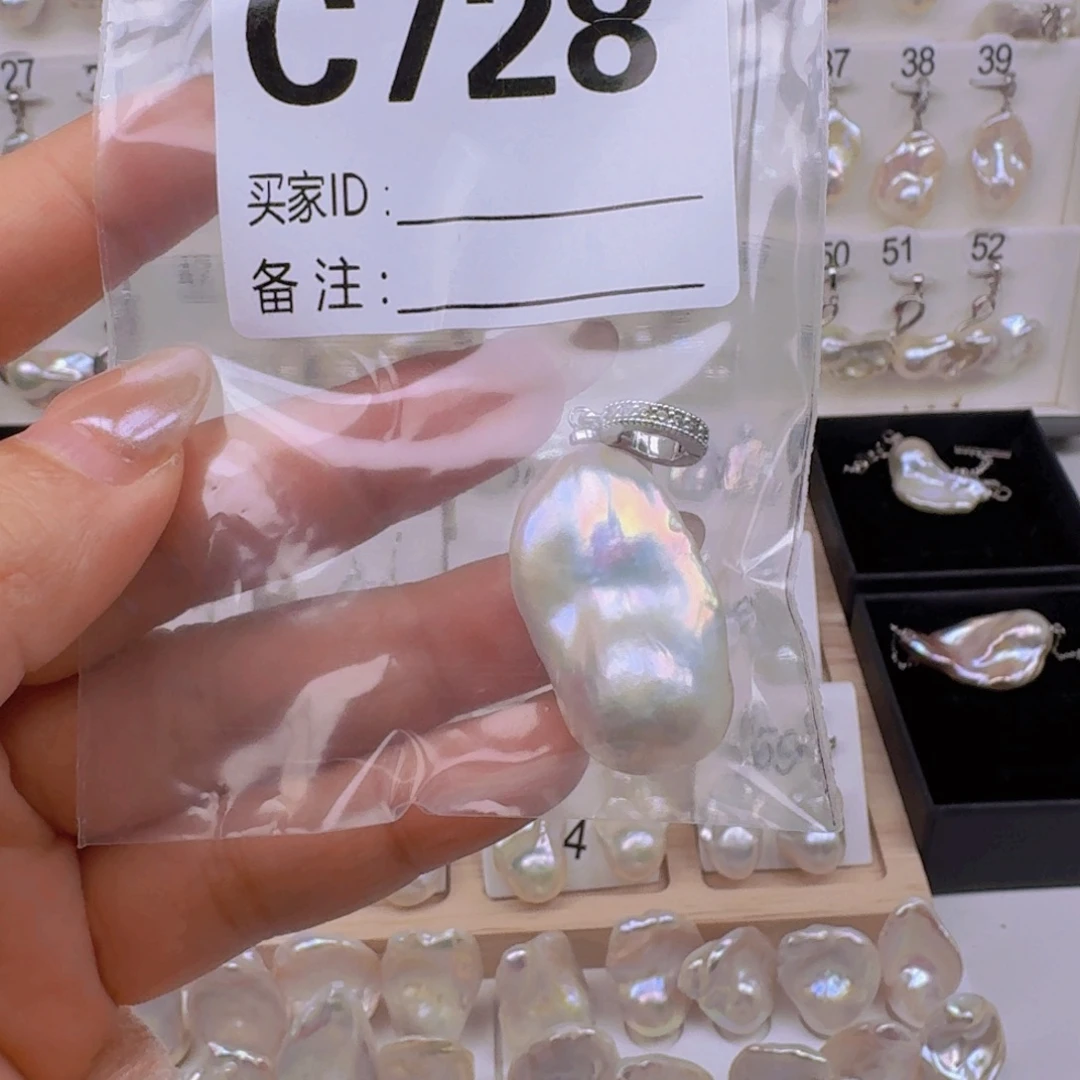 淡水珍珠颈饰银S925镶嵌