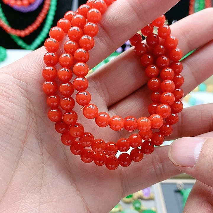 翡翠手链未镶嵌手链