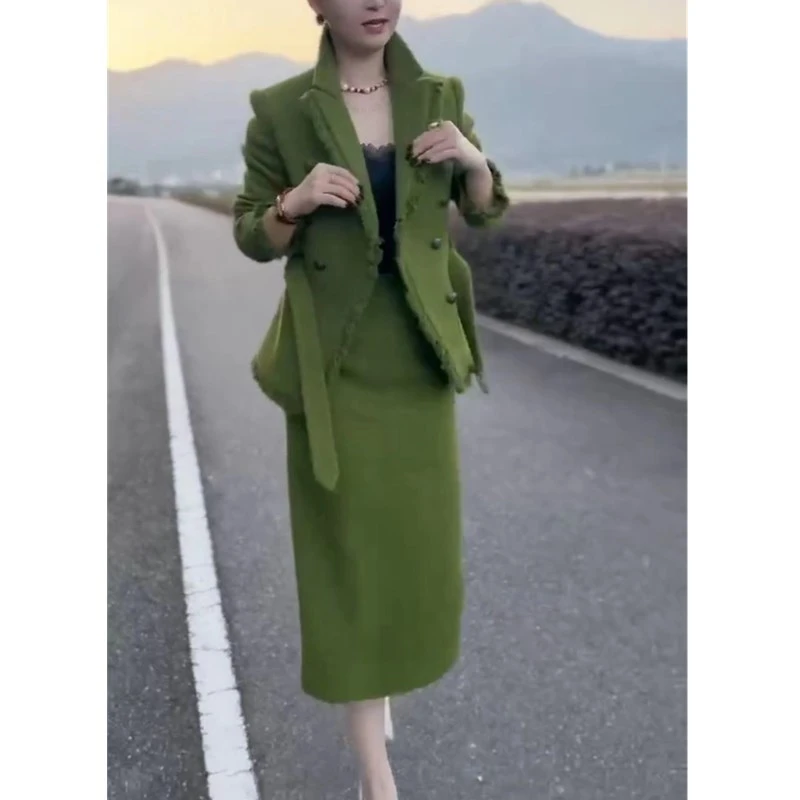 新款时尚盐系小香风套装爆款小洋装名媛女装