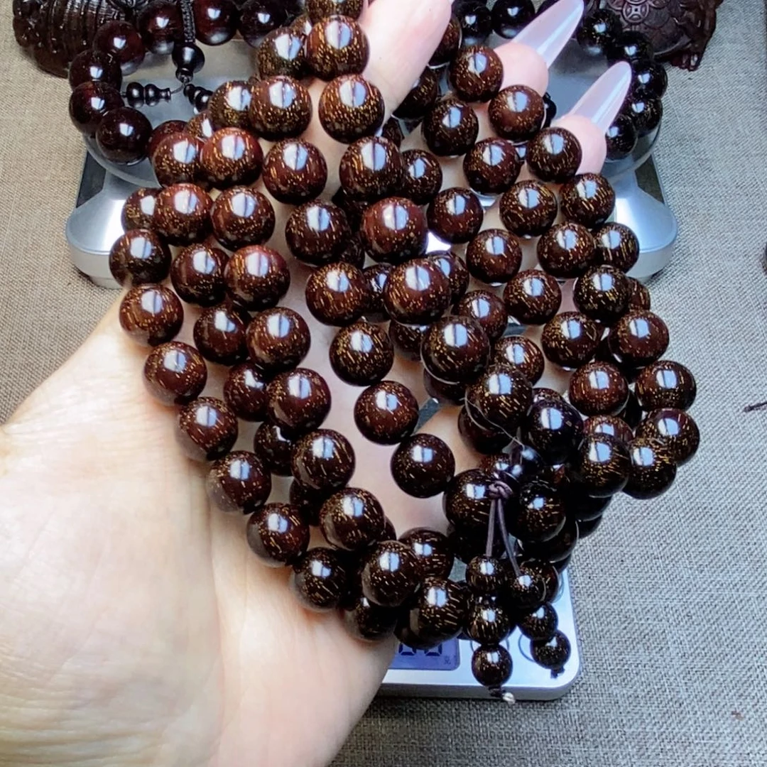 5***6檀香紫檀（小叶紫檀）1.0爆星108