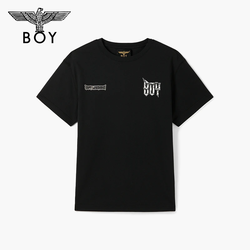 BOY LONDON中性款时尚潮流百搭通勤针织短袖T恤N01087