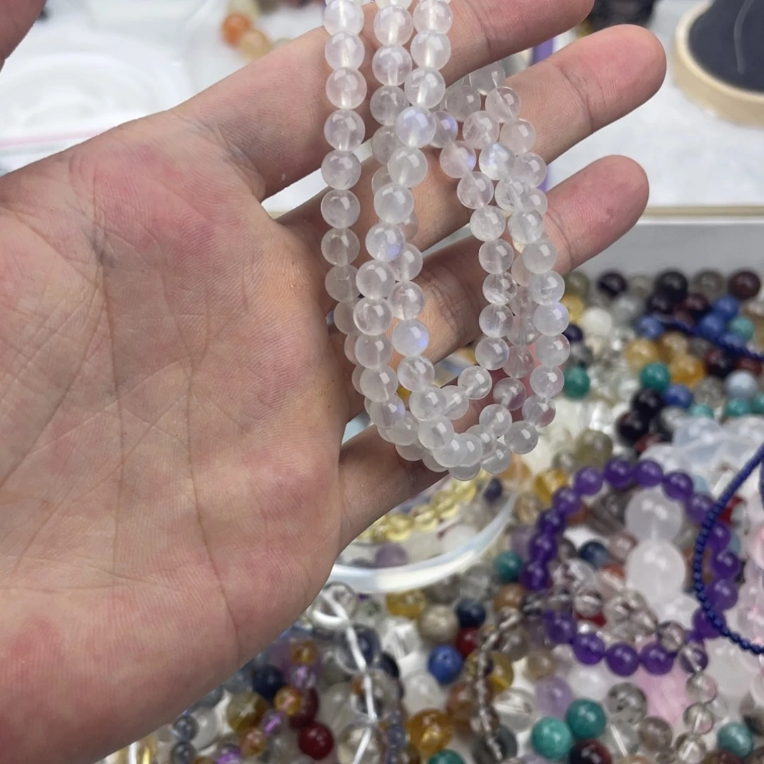 水晶手链未镶嵌媛**妈