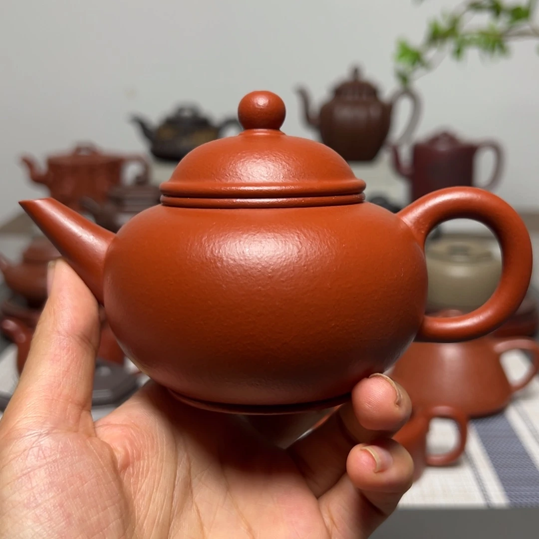 茶壶紫砂200cc全手工 水平
