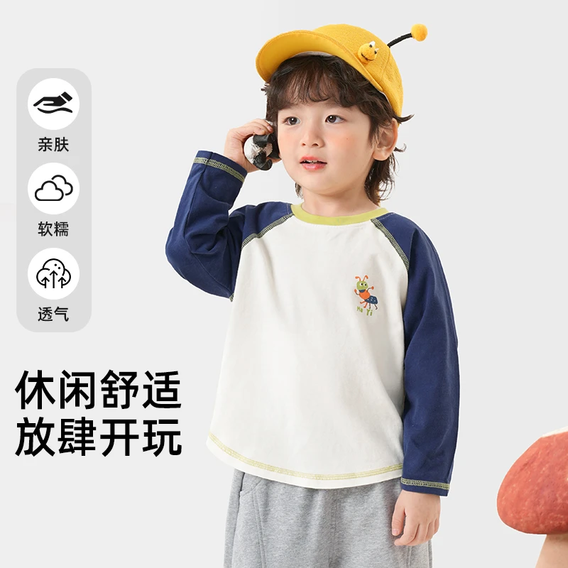 男女童卡通长袖t恤春秋儿童婴儿宝宝童装小童打底衫上衣春季Y9631
