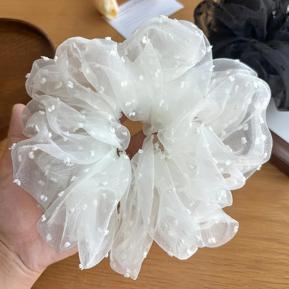 发圈甜美风法式原创设计日韩发绳头饰仙女甜美头绳温柔清新手工