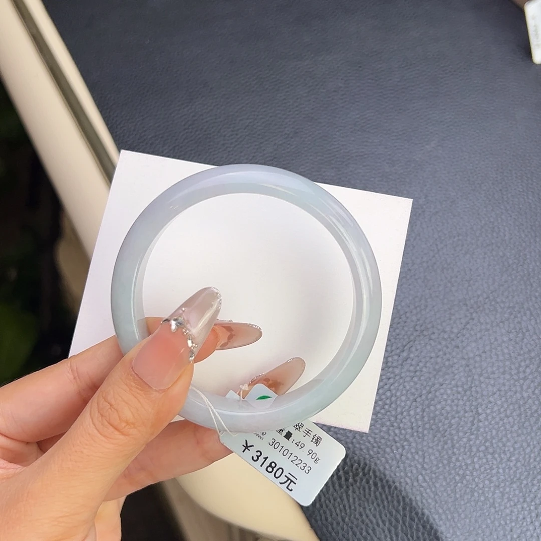 未镶嵌手镯翡翠57紫底