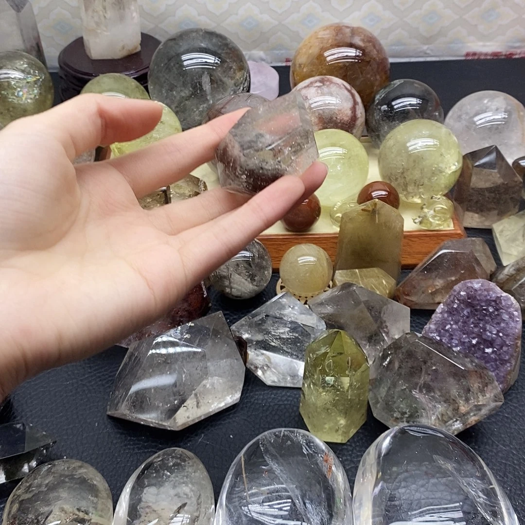 水晶珠宝半成品未镶嵌179水晶石