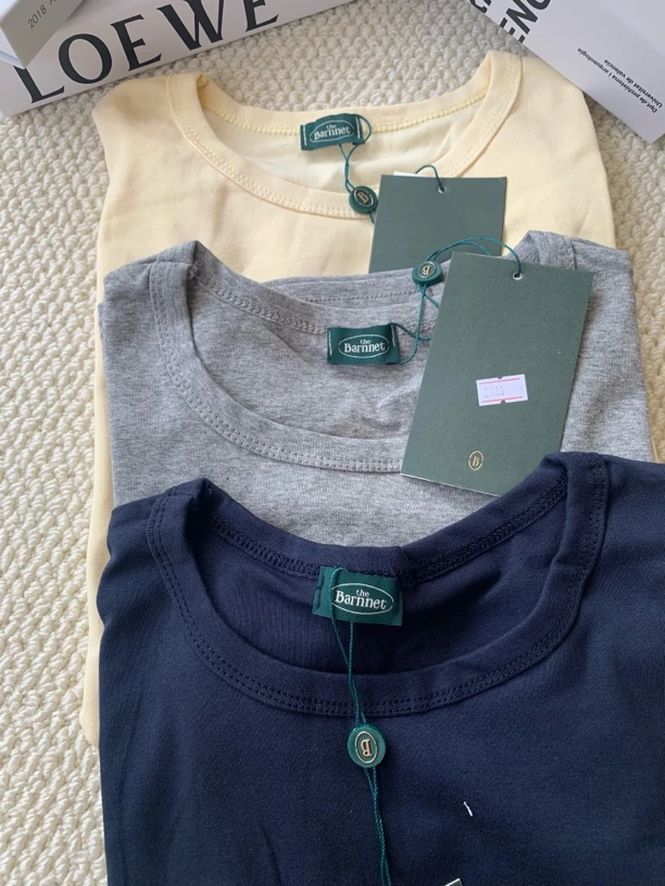 圆领瘦瘦t短袖微宽松常规水洗T恤休闲弹力大