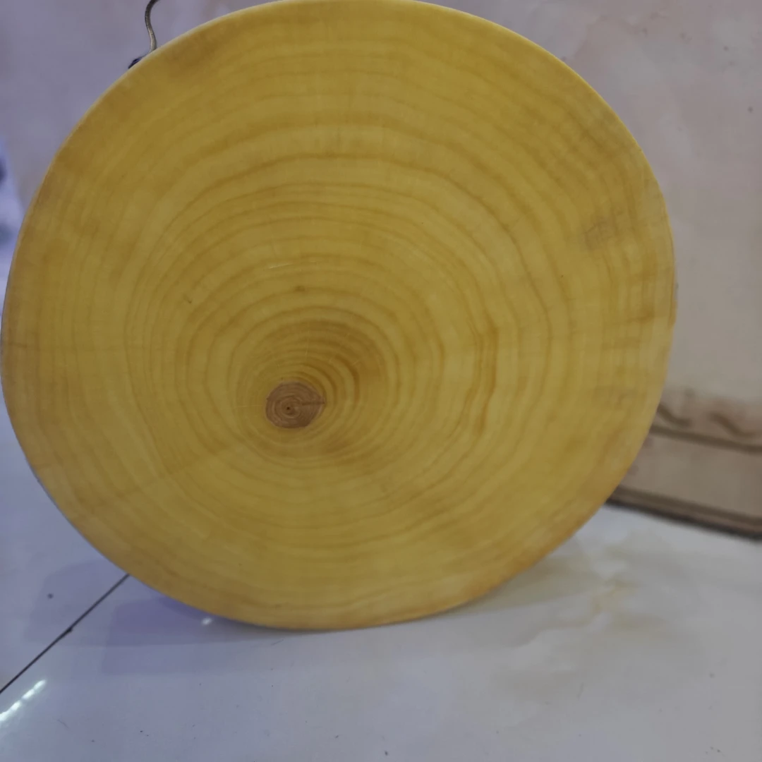 35 cm直径银杏木砧板菜板防滑木砧板圆形防霉菜板家用加厚