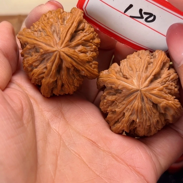 手串文玩核桃42粗筋凹底南疆正四天残脚150