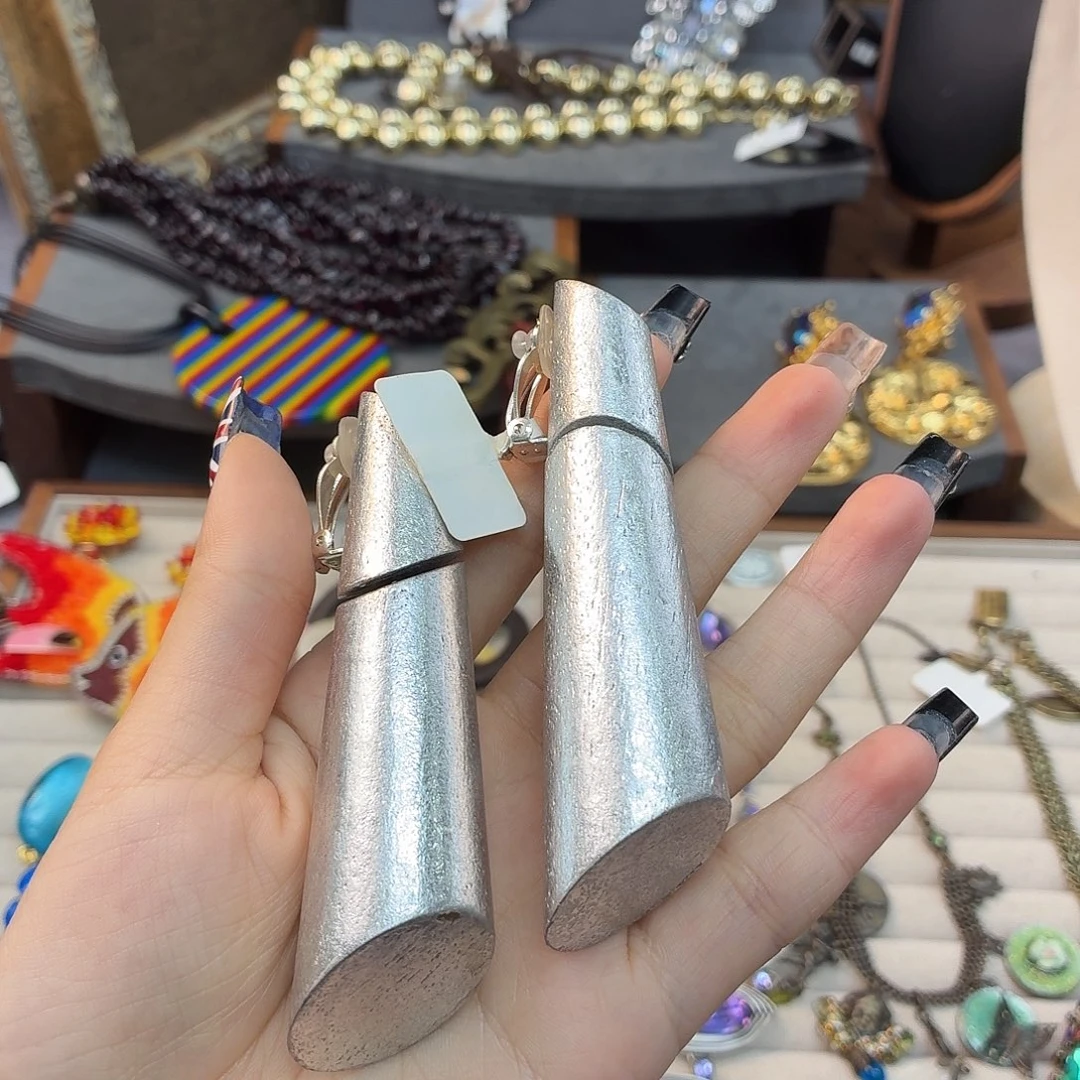 琉璃合金合金monise耳夹 不退换