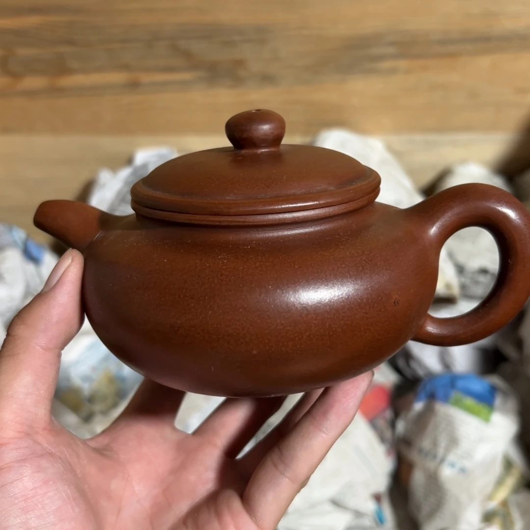 茶壶紫砂老厂紫砂壶一件！
