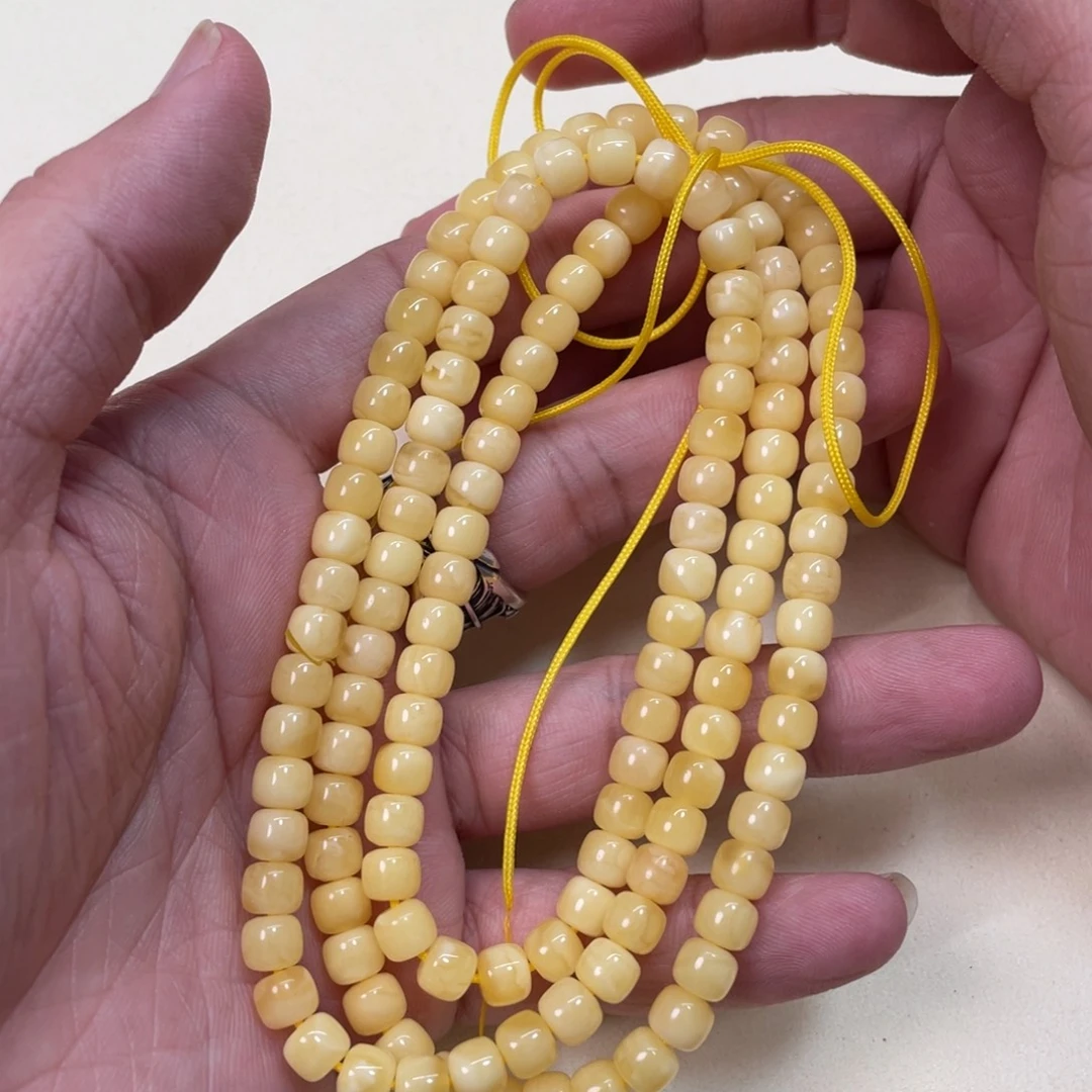 蜜蜡未镶嵌裸石005串